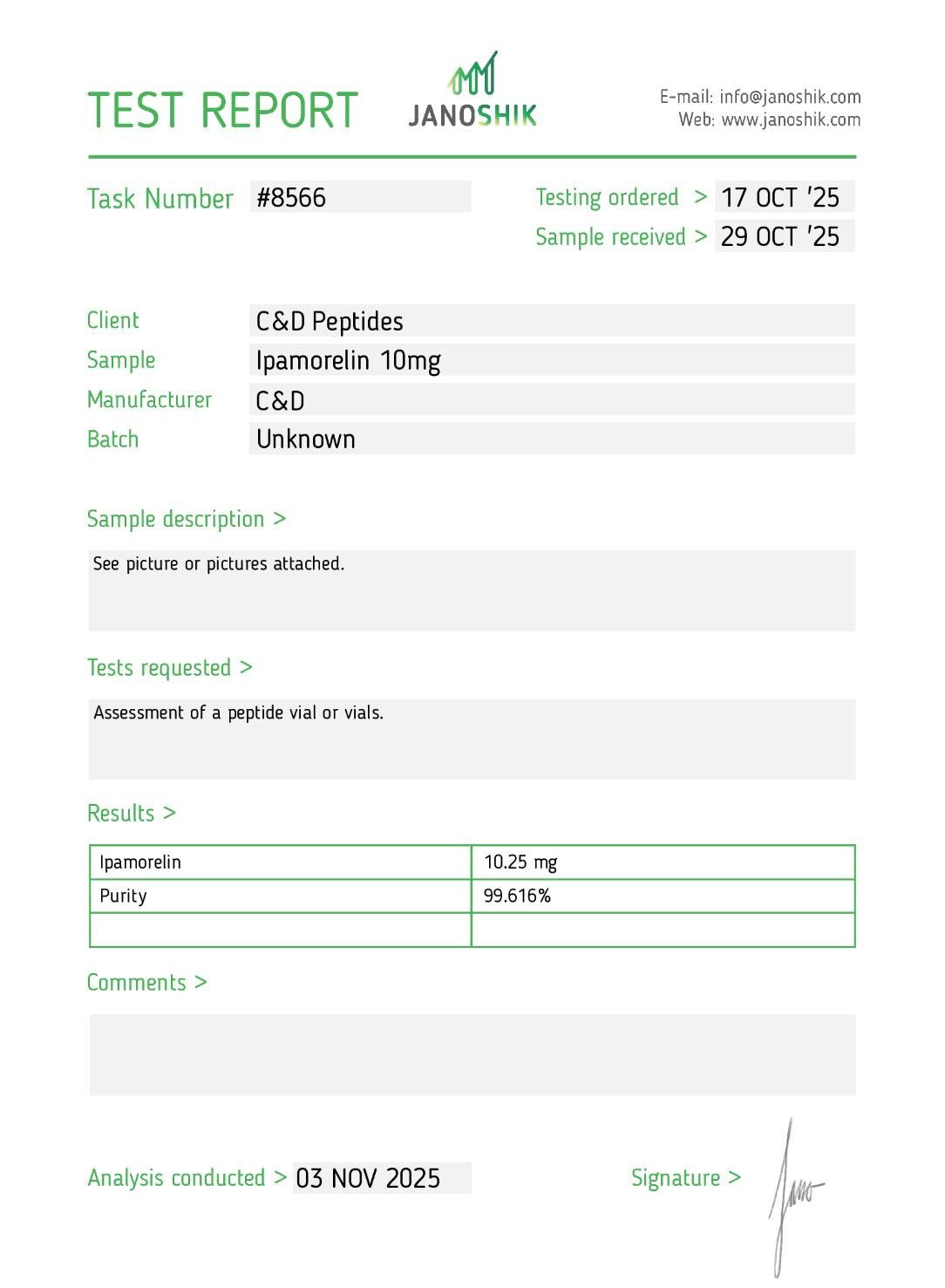 Ipamorelin 10mg