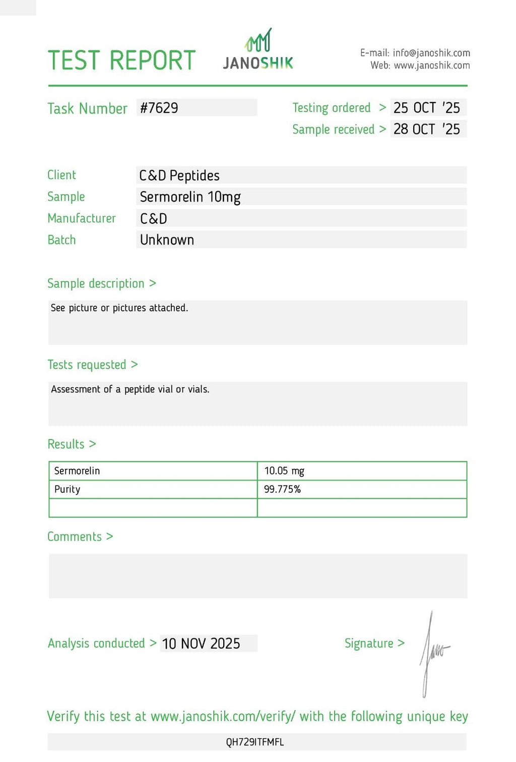 Sermorelin 5mg