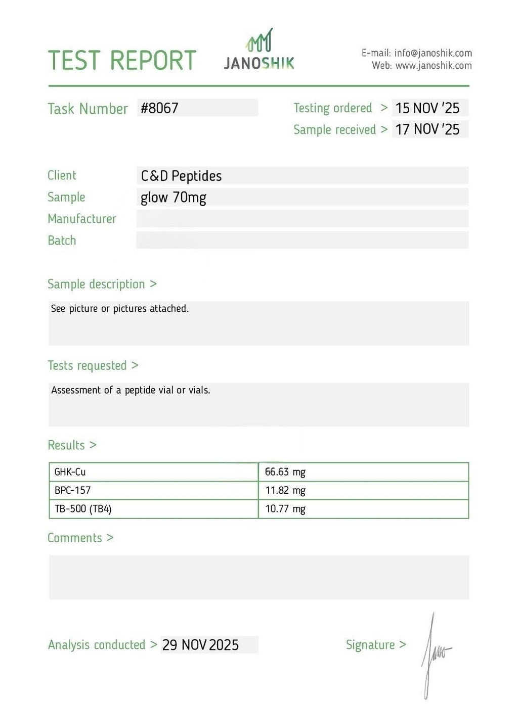 GLOW PEN (GHKCU, BPC157, TB500) 70MG VIAL (COMING SOON)