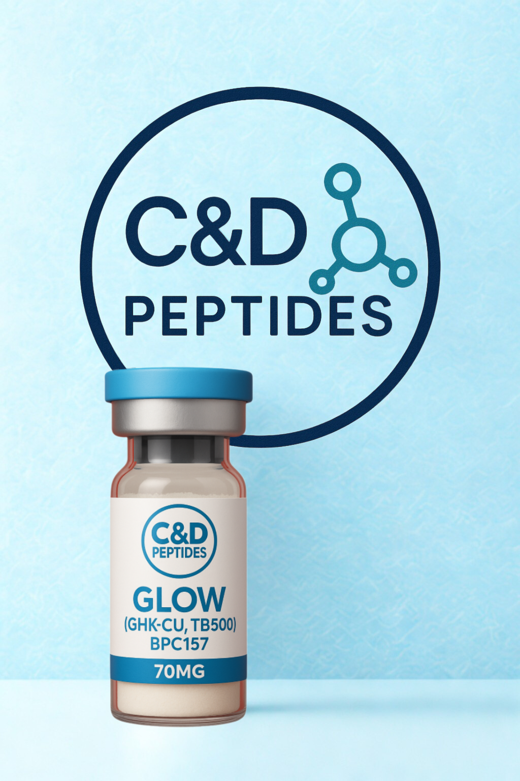 GLOW (GHK-CU, BPC157, TB500) 70MG VIAL